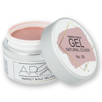 GEL PERFECT BUILD COVER 09 ARSTYLE 30ml - NATURAL COVER