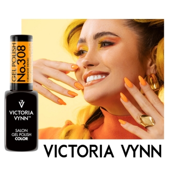 Victoria Vynn GEL POLISH 308 Orange Denki 8ml FLUO